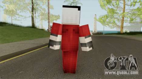 Dante (Devil May Cry) Minecraft Version for GTA San Andreas