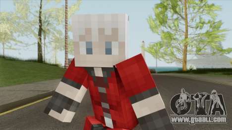 Dante (Devil May Cry) Minecraft Version for GTA San Andreas