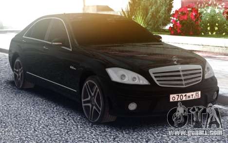 Mercedes-Benz W221 S63 AMG for GTA San Andreas