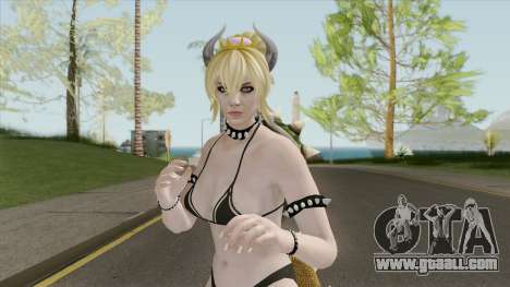 GTA Online Skin Female Style Bowsette for GTA San Andreas