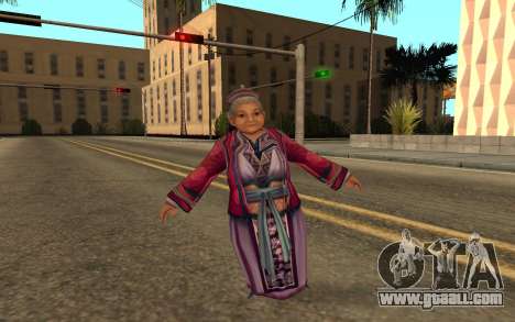 Flying Grandmother With Degenerative Disc Diseas for GTA San Andreas