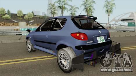 Peugeot 206 Rally (Street) Tuned for GTA San Andreas
