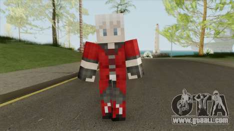 Dante (Devil May Cry) Minecraft Version for GTA San Andreas