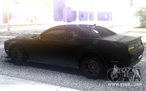 Dodge Challenger SRT Demon for GTA San Andreas