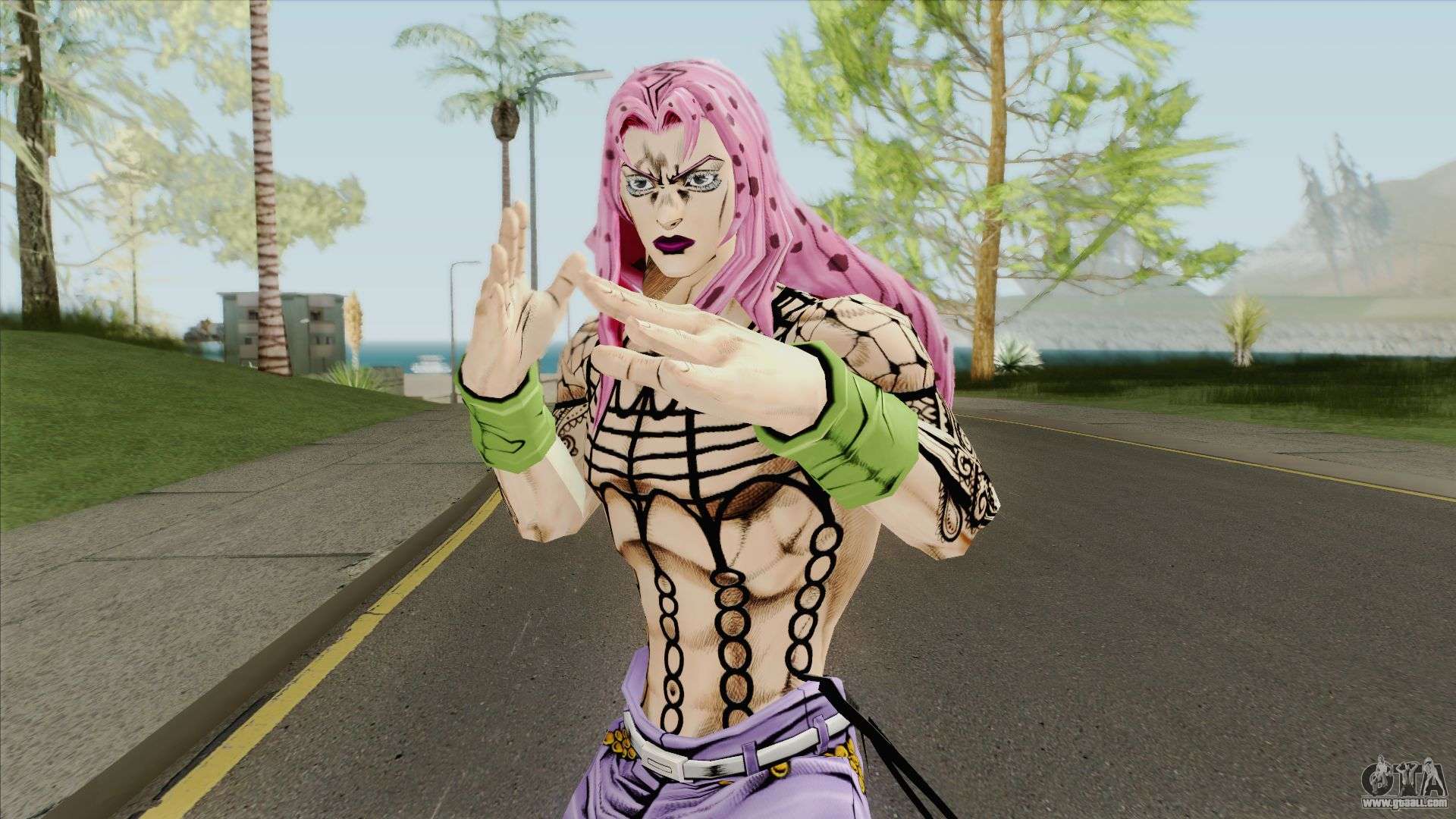 Jojo's bizarre adventure character models are a cheat code for