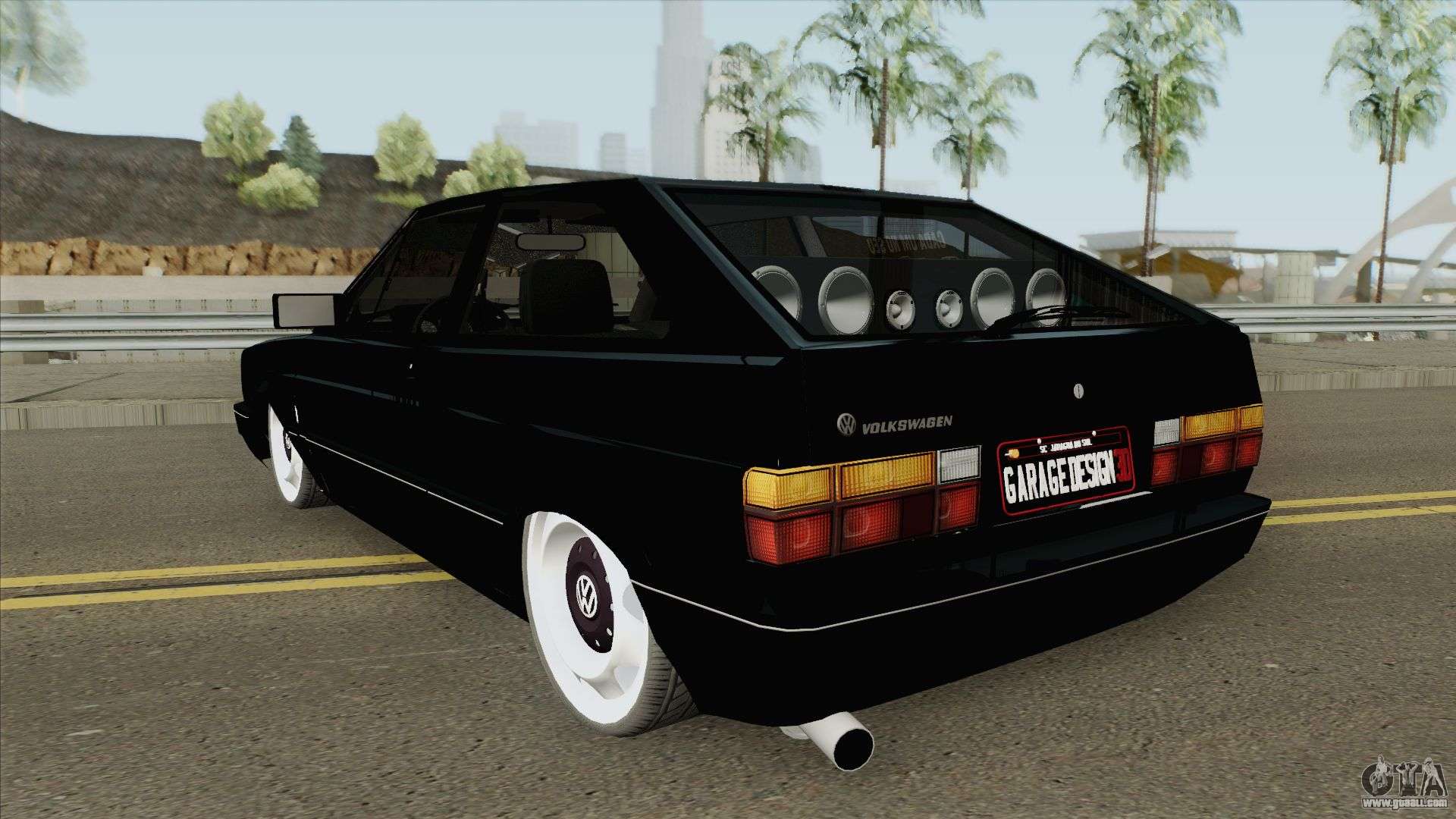 Mods GTA San Andreas: Vw Gol Bola Rebaixado com Muito Som