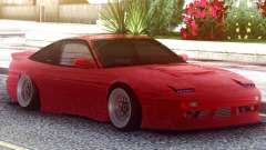 Nissan 180SX Red for GTA San Andreas