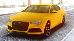 Audi RS7 Yellow for GTA San Andreas