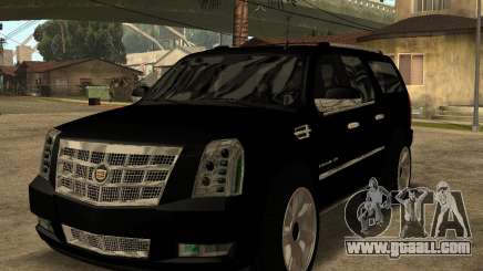 Cadillac Escalade ESV Black for GTA San Andreas