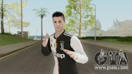 Cristiano Ronaldo (Juventus 2019-20 Home Kit) for GTA San Andreas