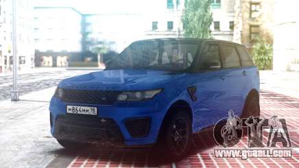 Range Rover Sport SVR Blue for GTA San Andreas