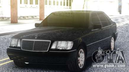 Mercedes-Benz S600 W140 Black for GTA San Andreas