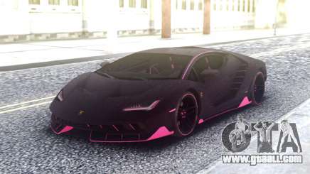 Lamborghini Centenario Pink & Black for GTA San Andreas