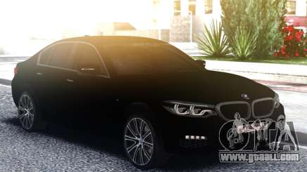 BMW 540i G30 Black for GTA San Andreas