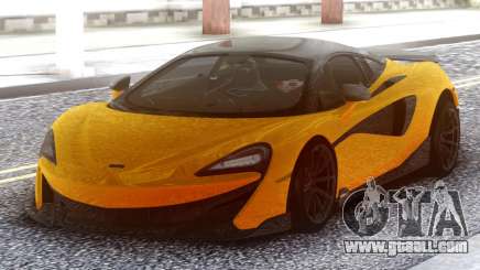 McLaren 600LT 2018 Yellow for GTA San Andreas