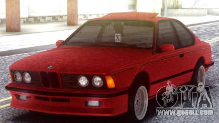 BMW M6 E24 Red for GTA San Andreas