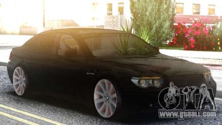 BMW 750i Black for GTA San Andreas