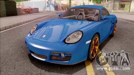 Porsche Cayman S Blue for GTA San Andreas