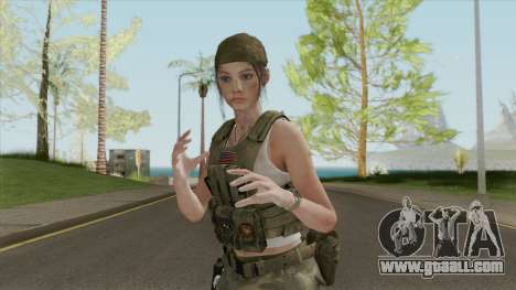 Claire Redfield Military (RE2 Remake) for GTA San Andreas