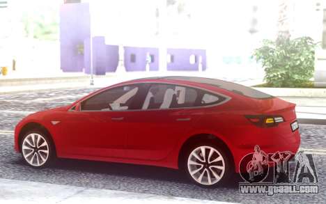 Tesla Model 3 for GTA San Andreas