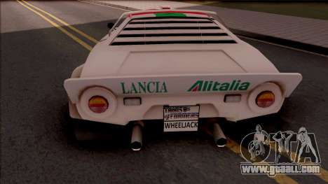 Lancia Stratos Transformers G1 Wheeljack for GTA San Andreas