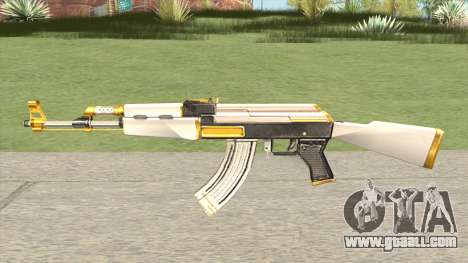 AK-47 White Gold for GTA San Andreas