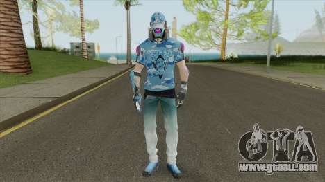 Creative Destruction - Blue Warrior for GTA San Andreas