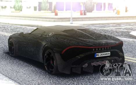 Bugatti La Voiture Noire 2019 for GTA San Andreas