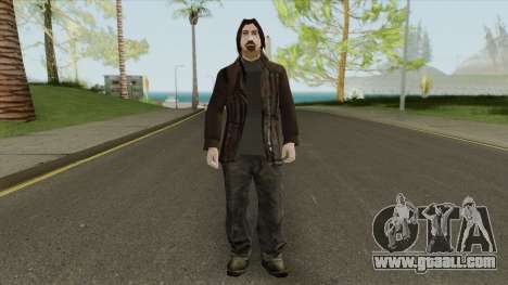 Urban Male Criminal (Dark Brown Leather Jacket) for GTA San Andreas
