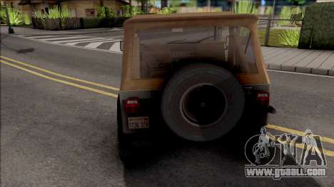 Jeep Wrangler 1988 for GTA San Andreas