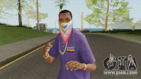 Haitian Gang Skin V3 for GTA San Andreas