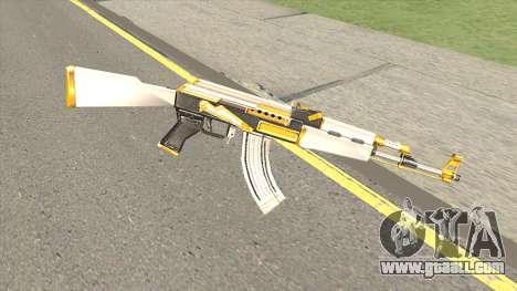 AK-47 White Gold for GTA San Andreas
