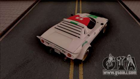 Lancia Stratos Transformers G1 Wheeljack for GTA San Andreas