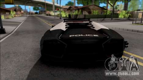 Lamborghini Reventon Police for GTA San Andreas