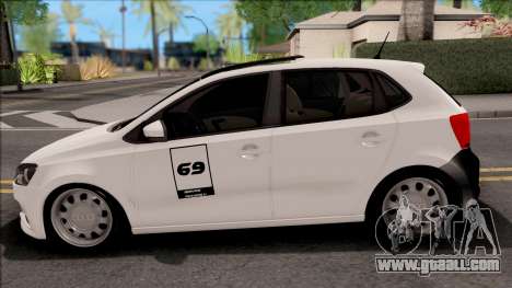 Volkswagen Polo 1.6 TDI-R Black Smoke for GTA San Andreas
