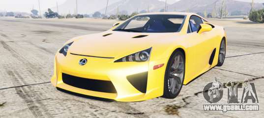 Lexus LFA 2010 for GTA 5