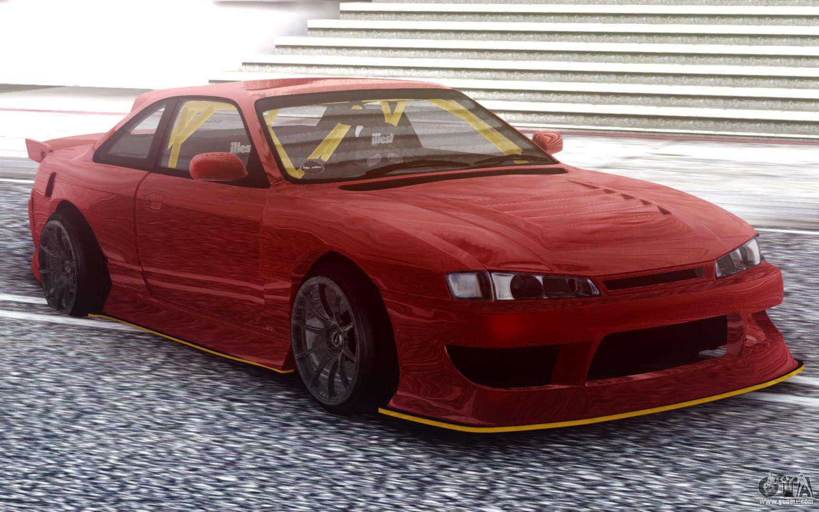 Nissan Silvia S14 Kouki Red For Gta San Andreas