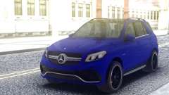 Mercedes-Benz GLE 63S Blue for GTA San Andreas