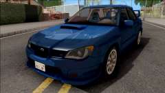 Subaru Impreza WRX STi Blue for GTA San Andreas