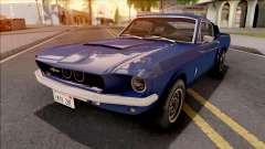 Ford Mustang Shelby GT500 1967 Blue for GTA San Andreas