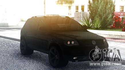 Volkswagen Touareg Black for GTA San Andreas