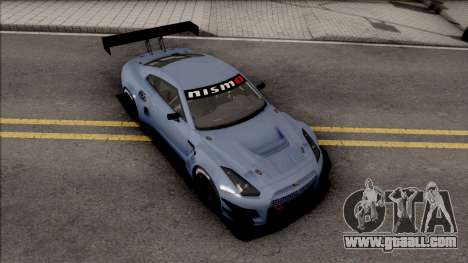 Nissan GT-R Nismo GT3 2014 Paint Job Preset 2 for GTA San Andreas