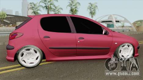 Peugeot 206 V4 for GTA San Andreas