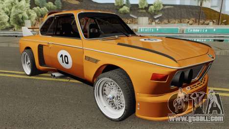 BMW 3.0 CSL 1975 (Orange) for GTA San Andreas