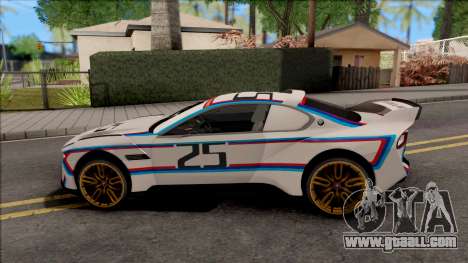 BMW CSL 3.0 Hommage R 2015 for GTA San Andreas