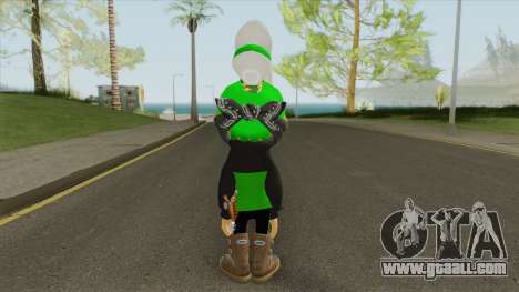 Inkling Boy Green V1 (Splatoon) for GTA San Andreas