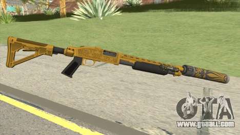 Shrewsbury Pump Shotgun (Luxury Finish) GTA V V3 for GTA San Andreas