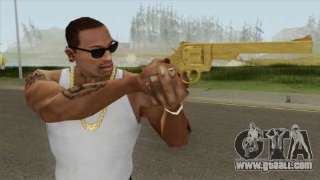 Smith And Wesson M29 Revolver (Gold) for GTA San Andreas
