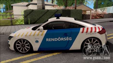 Audi TT Magyar Rendorseg Updated Version for GTA San Andreas