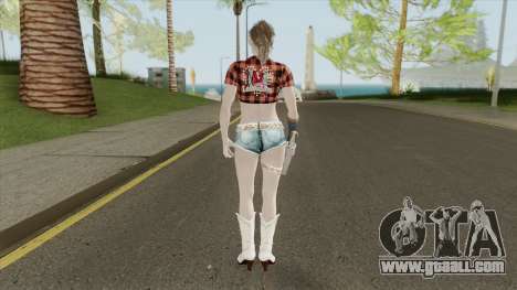 Claire Redfield Cowgirl (RE2 Remake) for GTA San Andreas
